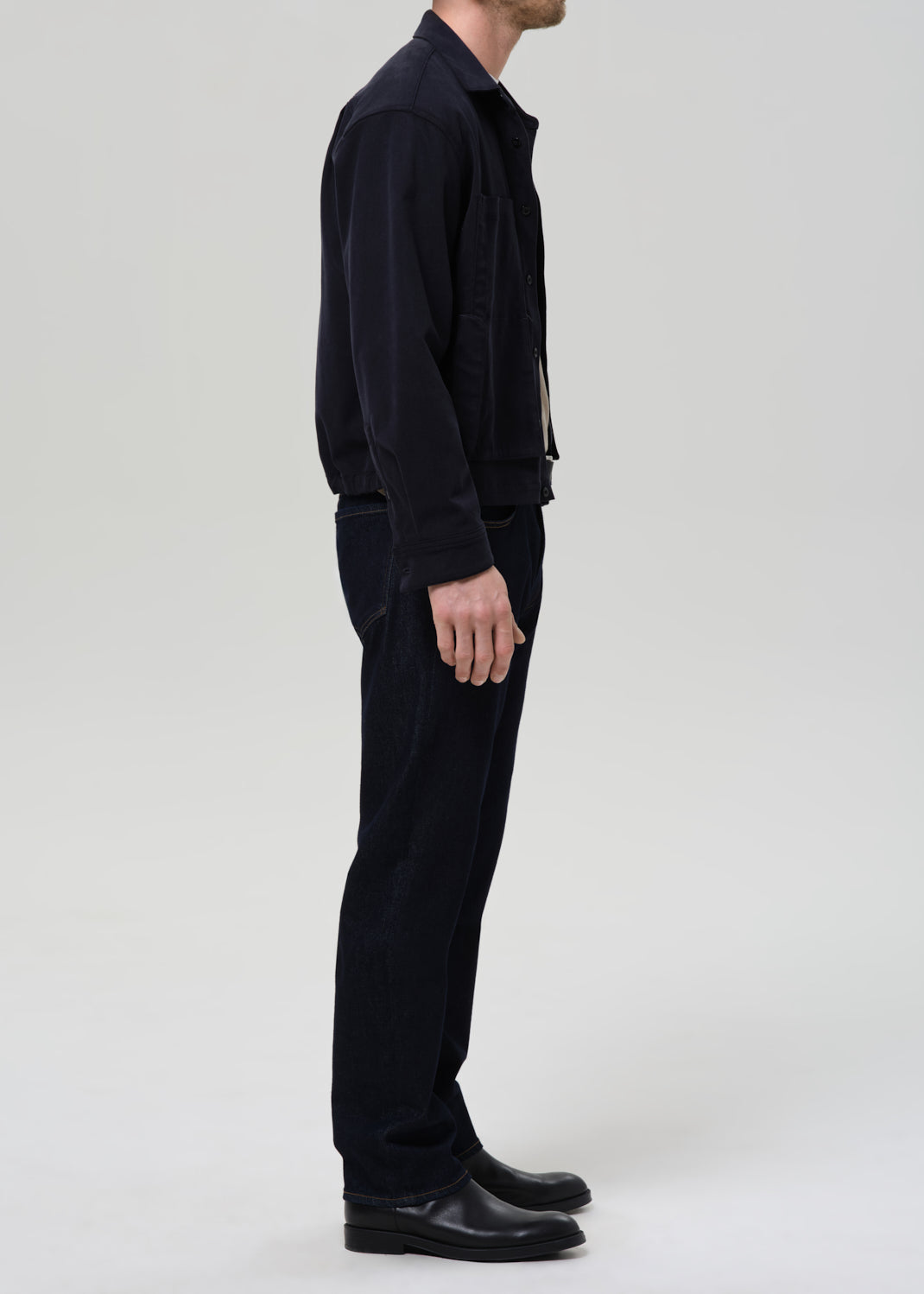 Gage Slim Straight Cotton Silk Denim