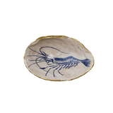 Decorative Resin Shell Shaped Dish with Sea Image, 6 Styles