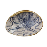 Decorative Resin Shell Shaped Dish with Sea Image, 6 Styles
