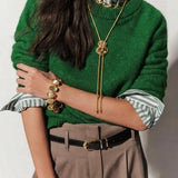 Até Lariat Bolo Sliding  Necklace