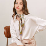 Daisy Silk Diamond Neckerchief