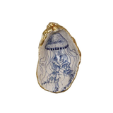 Decorative Resin Shell Shaped Dish with Sea Image, 6 Styles