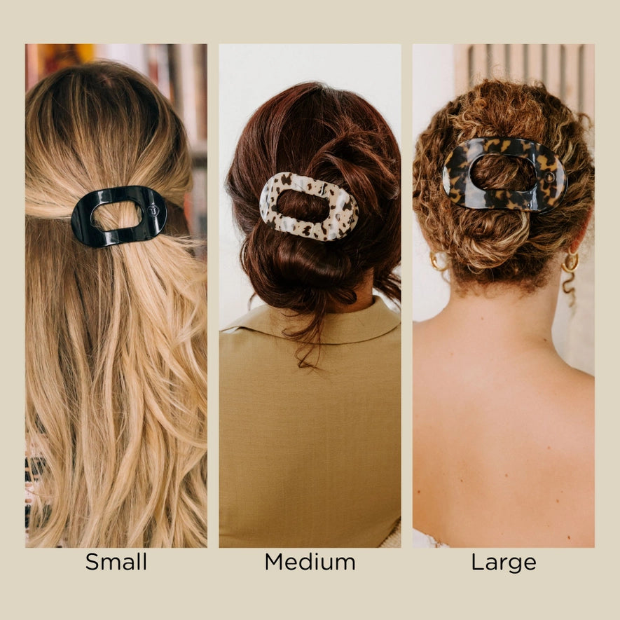 Round Flat Hair Clip | Medium