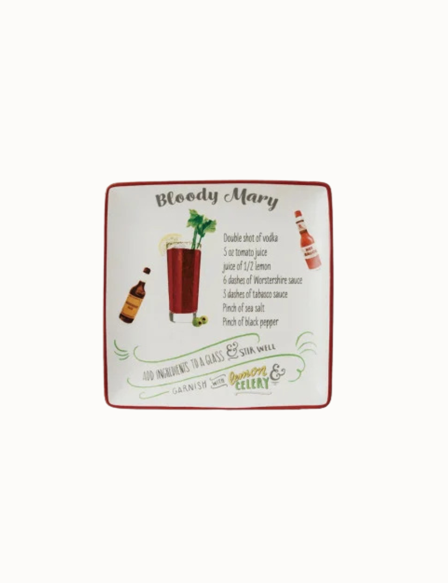 Cocktail Recipe Plate