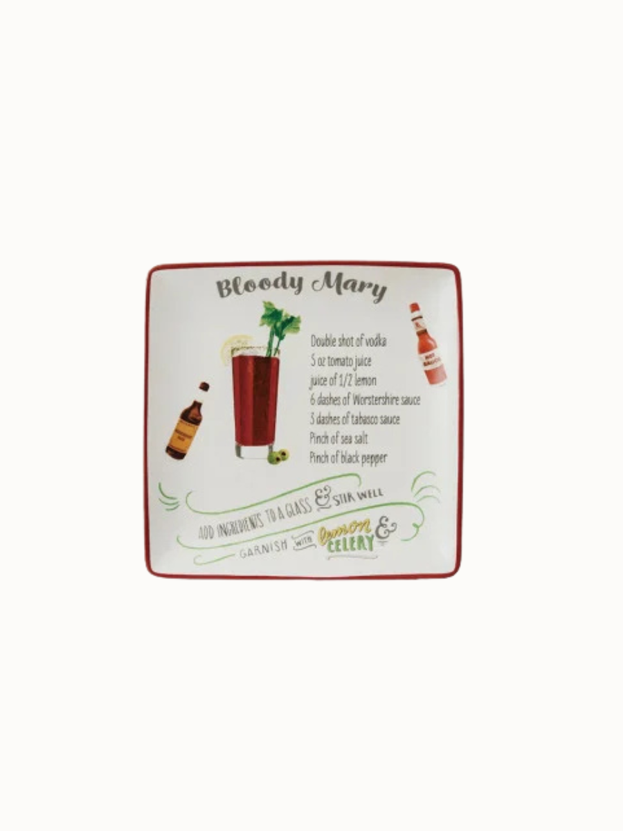 Cocktail Recipe Plate