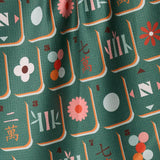 Moss Tile Toss Tea Towel
