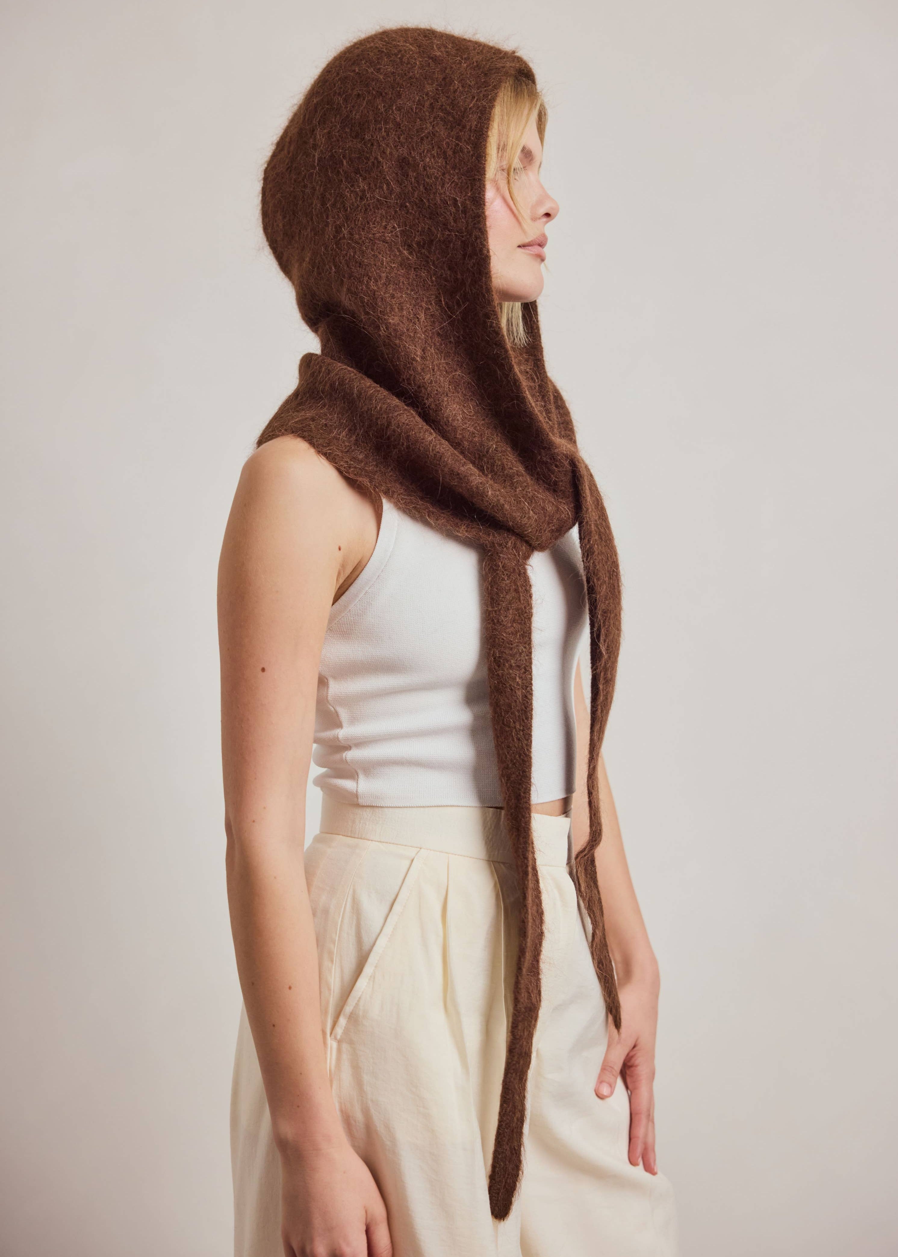 The Alpaca Hooded Scarf