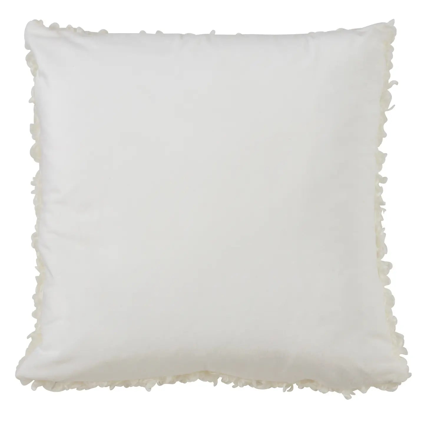 Faux Lamb Fur Throw Pillow