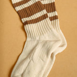 Retro Stripe Crew Socks
