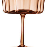 Flower Wave Coupe Cocktail Glasses