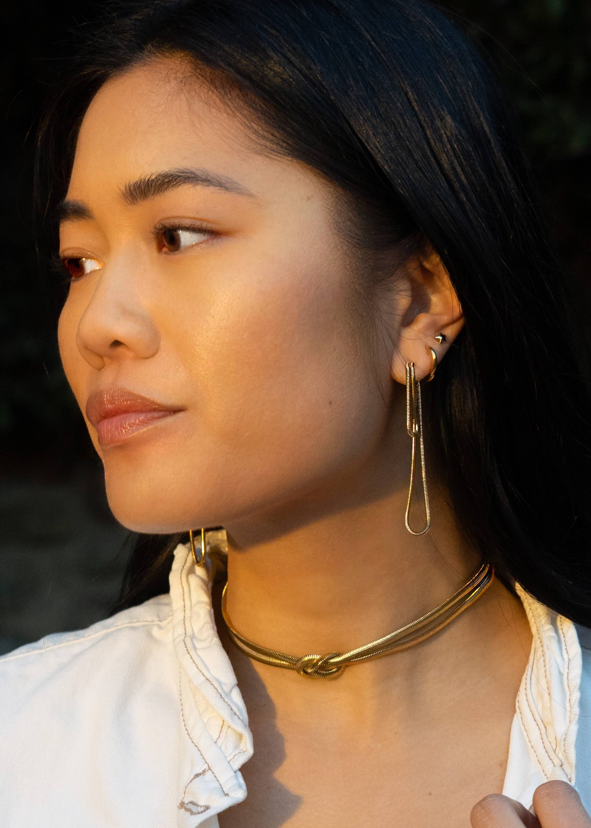 In the Loop Choker - 18K Gold Plated