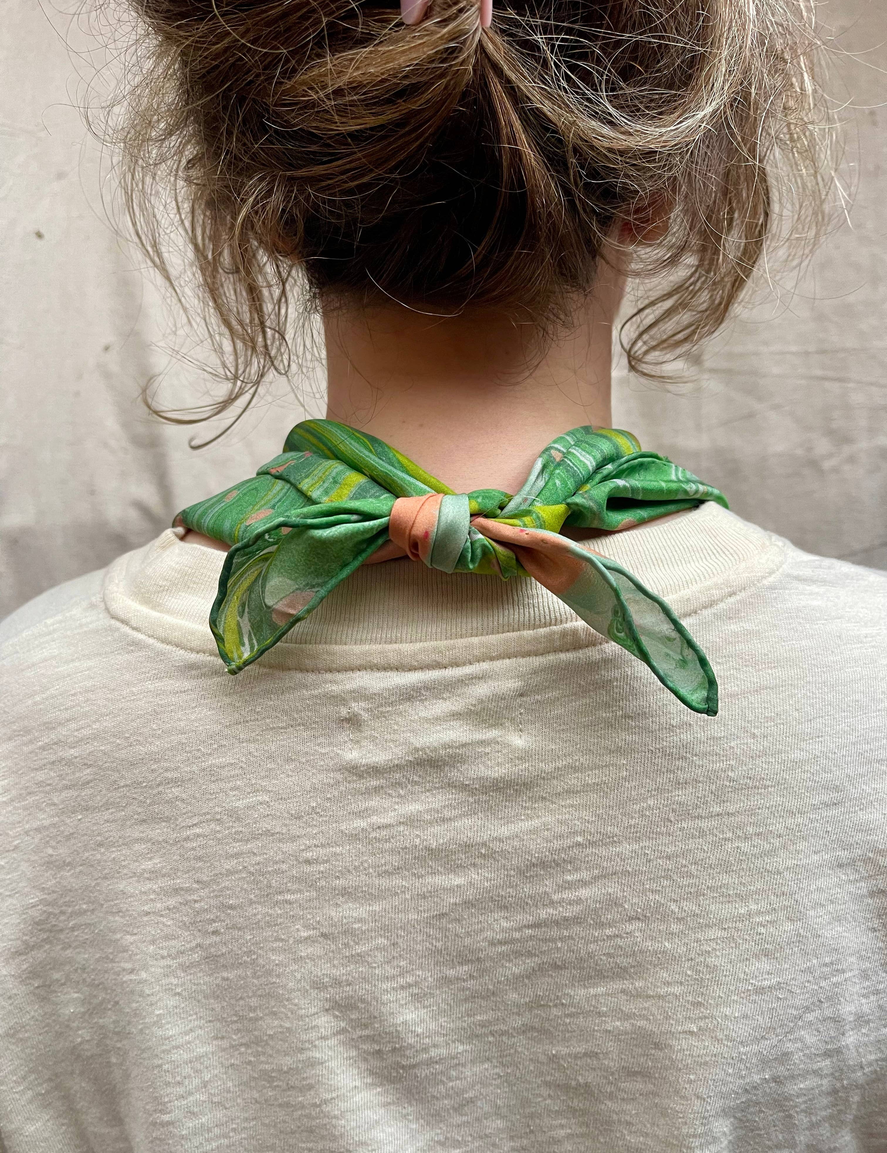 Garden Party Silk Bandana