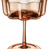 Flower Wave Coupe Cocktail Glasses