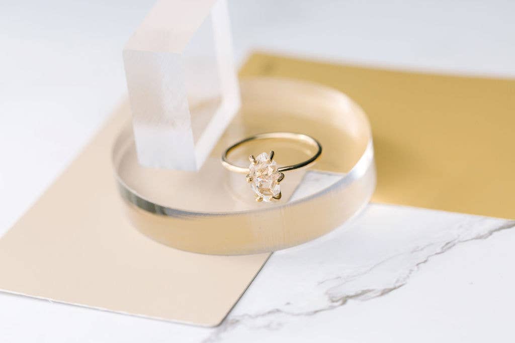 Herkimer Diamond Ring