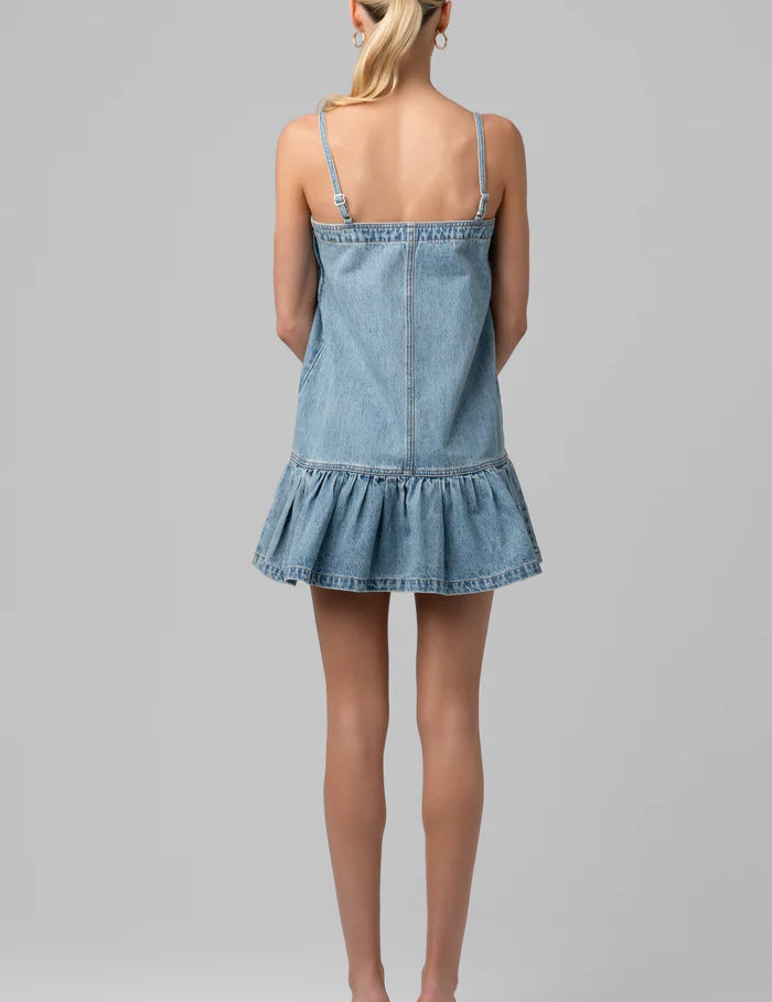 Denim Strap Dress