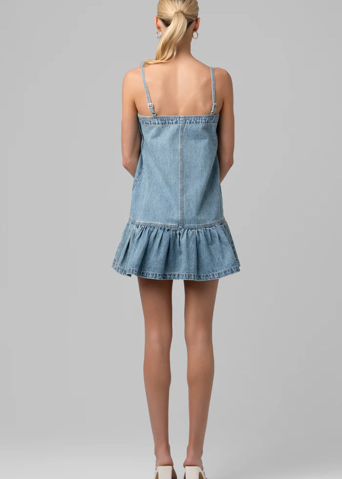 Denim Strap Dress