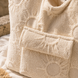 The Grand Packable Terry Beach Tote in Sun