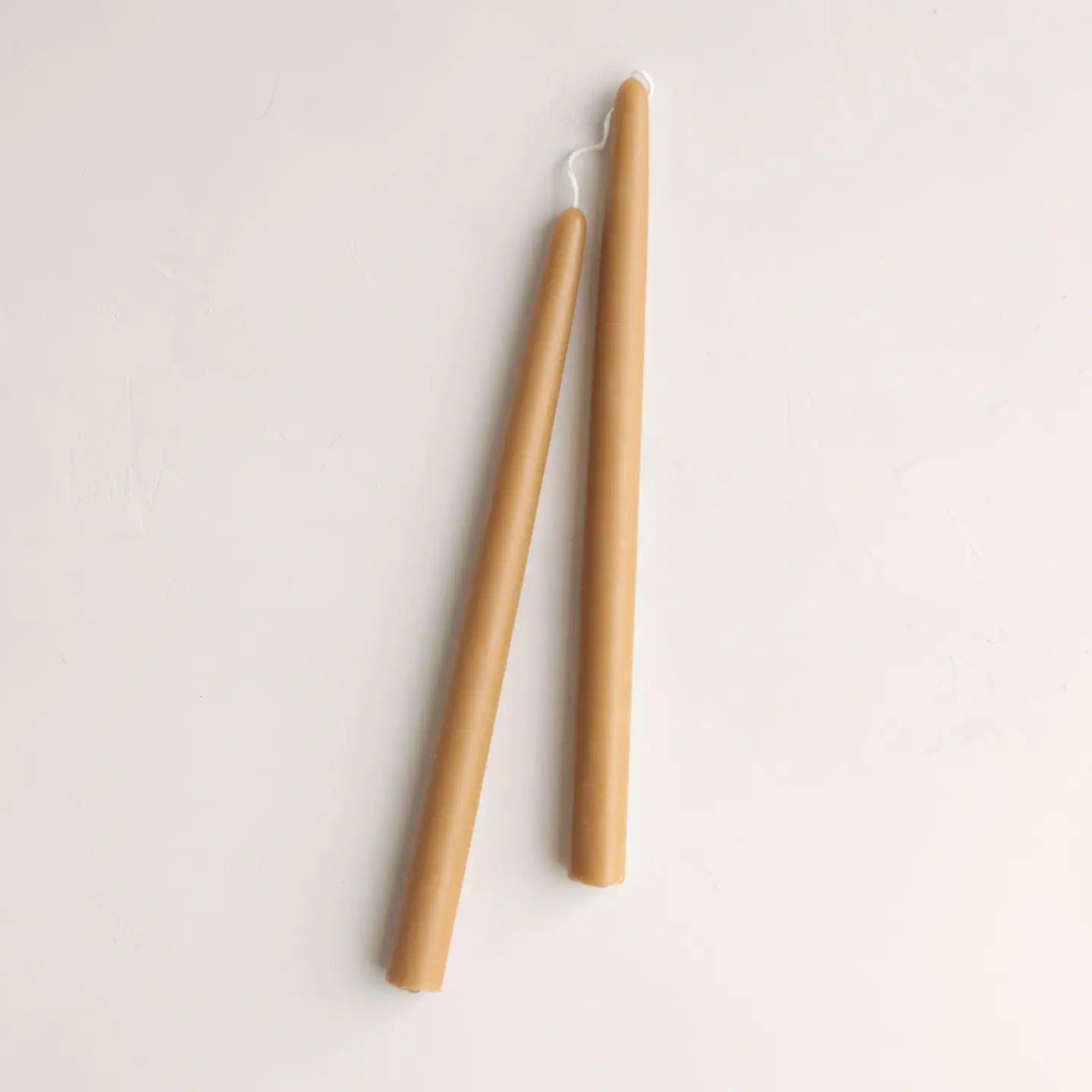 12" Beeswax Dipped Taper Candles