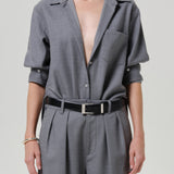 Kayla Shirt In Felted Wool