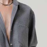 Kayla Shirt In Felted Wool