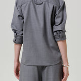 Kayla Shirt In Felted Wool
