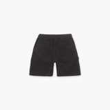 Black Cargo Linen Shorts