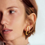 Mon Du double hoop Ear Cuff