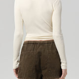 Drea Waffle Henley