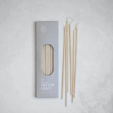 13.5" Beeswax Dipped Long Stem Candles