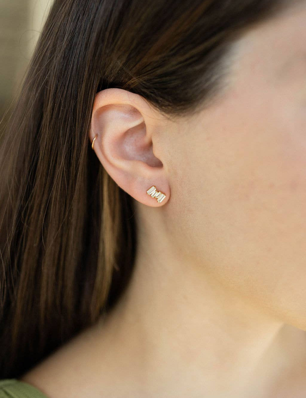 Bridgette Diamond Cluster Studs