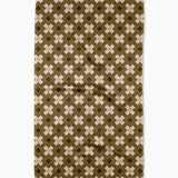Olive Geo Tea Towel
