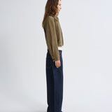 Nahla Cropped Suede Jacket