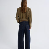 Nahla Cropped Suede Jacket