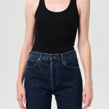 Maria Rib Tank Thong Bodysuit