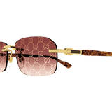 Integrated Logo Sunglasses