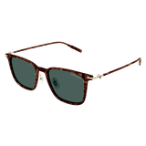 Snowcap Men's Havana Square Sunglasses