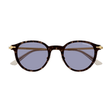 Montblanc NIB Men's Havana Round Sunglasses