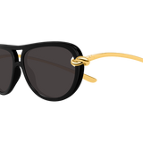 Bridge Aviator Knot Sunglasses
