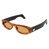 Narrow Flat Sunglasses