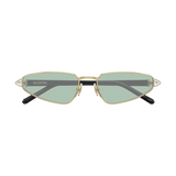 Triangular Crystal Sunglasses