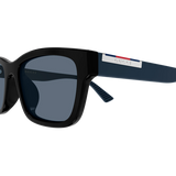 Men's Black & Blue Sunglasses