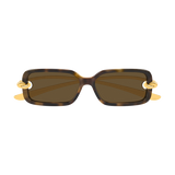 Rectangular Knot Sunglasses