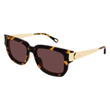 Bold Metal Temple Sunglasses