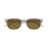 NIB Men's Rectangular Acetate Sunglasses