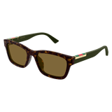 Men's Havana & Green Sunglasses
