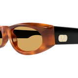 Narrow Flat Sunglasses