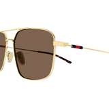 Men's Gold Sign Sunglasses