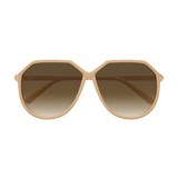 Women's Nude Oversized Sunglasses