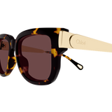 Bold Metal Temple Sunglasses