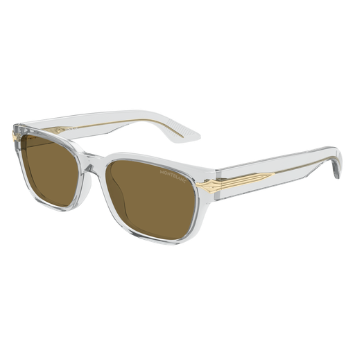 NIB Men's Rectangular Acetate Sunglasses